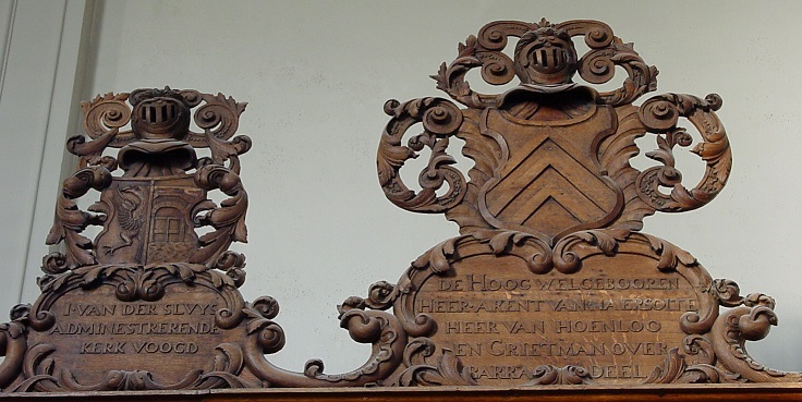 I. van der Sluys administerende kerkvoogd
De hoog welgebooren heer Arent van Haersolte heer van Hoenloo en grietman over Barradeel I. van der Sluys administerende kerkvoogd
De hoog welgebooren heer Arent van Haersolte heer van Hoenloo en grietman over Barradeel