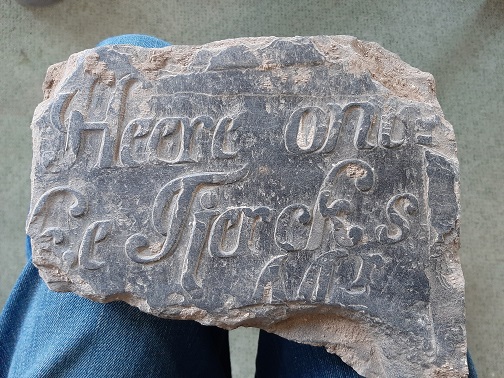 ... [is in den] heere ont[slapen] ... ...ke Tjercks ... mr �