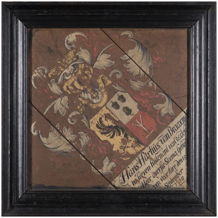 Hans Hartius van Braaxma in leeven luitenant van d edele heer overste Sixma gebleven voor Aire den 15 september 1710