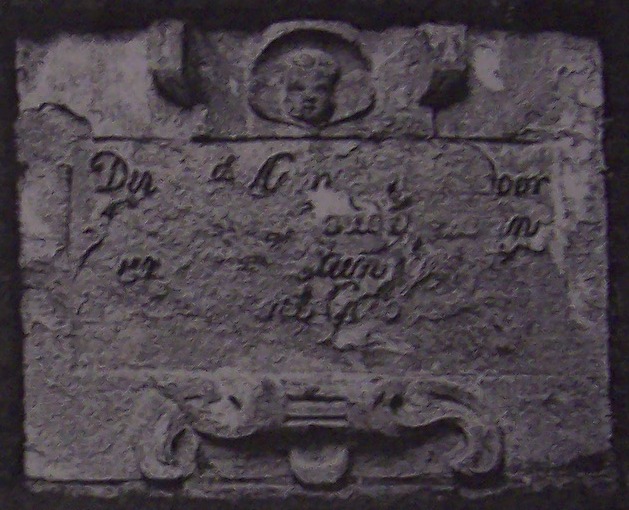 Den 6e april 1790 door 
Attje Bekius oud 9 jaaren 
den eersten steen gelegt
van dit gebouw