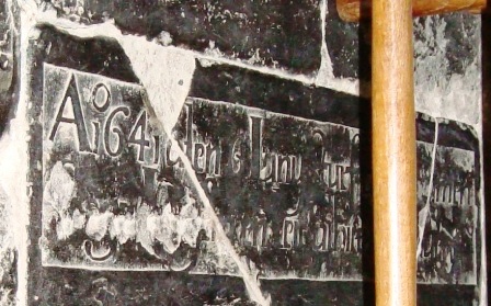 Ao 1641 den 6 iuny sturf [den eersa]men [Aes]ge I[an]sen en leit alhier begraven