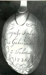 Tryntje Sipkes is geboren den 8 februar 1736 Tryntje Sipkes is geboren den 8 februar 1736