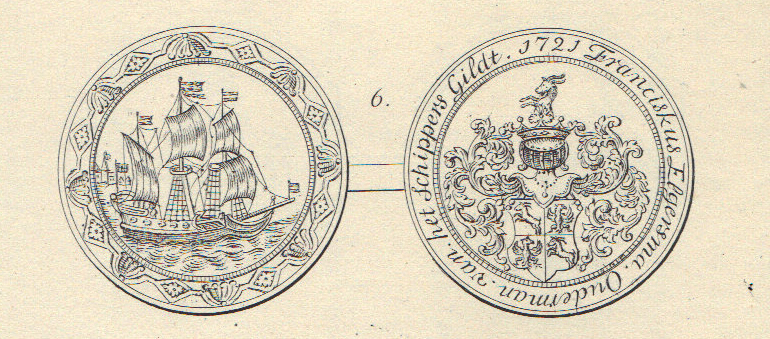Fransiskus Elgersma ouderman van hetschippers gildt 1721 Fransiskus Elgersma ouderman van hetschippers gildt 1721