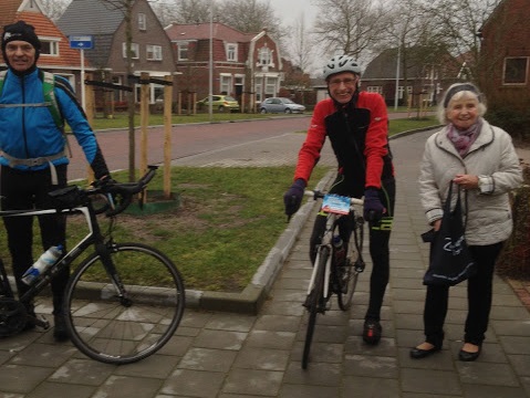 Met Ritske tijdens de winterfietselfsteden, 2017