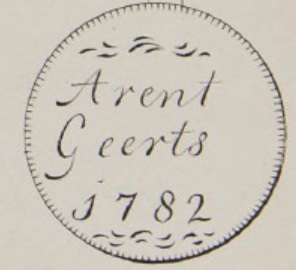 Arent Geerts 1782