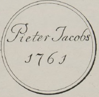 Pieter Jacobs 1761